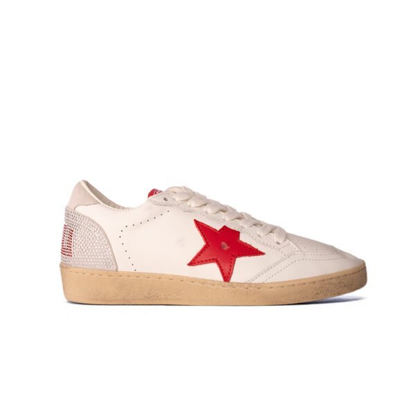 Golden Goose Ball Star "Valentines Day" Red Star / Swarovski lettering