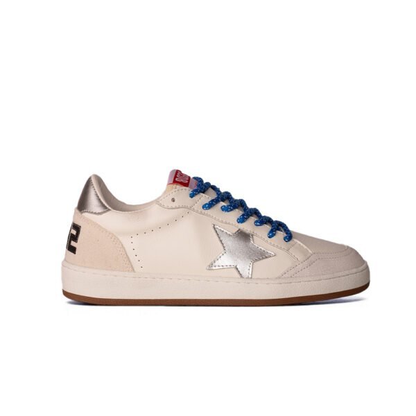 Golden Goose Ball Star White nappa / Silver Star