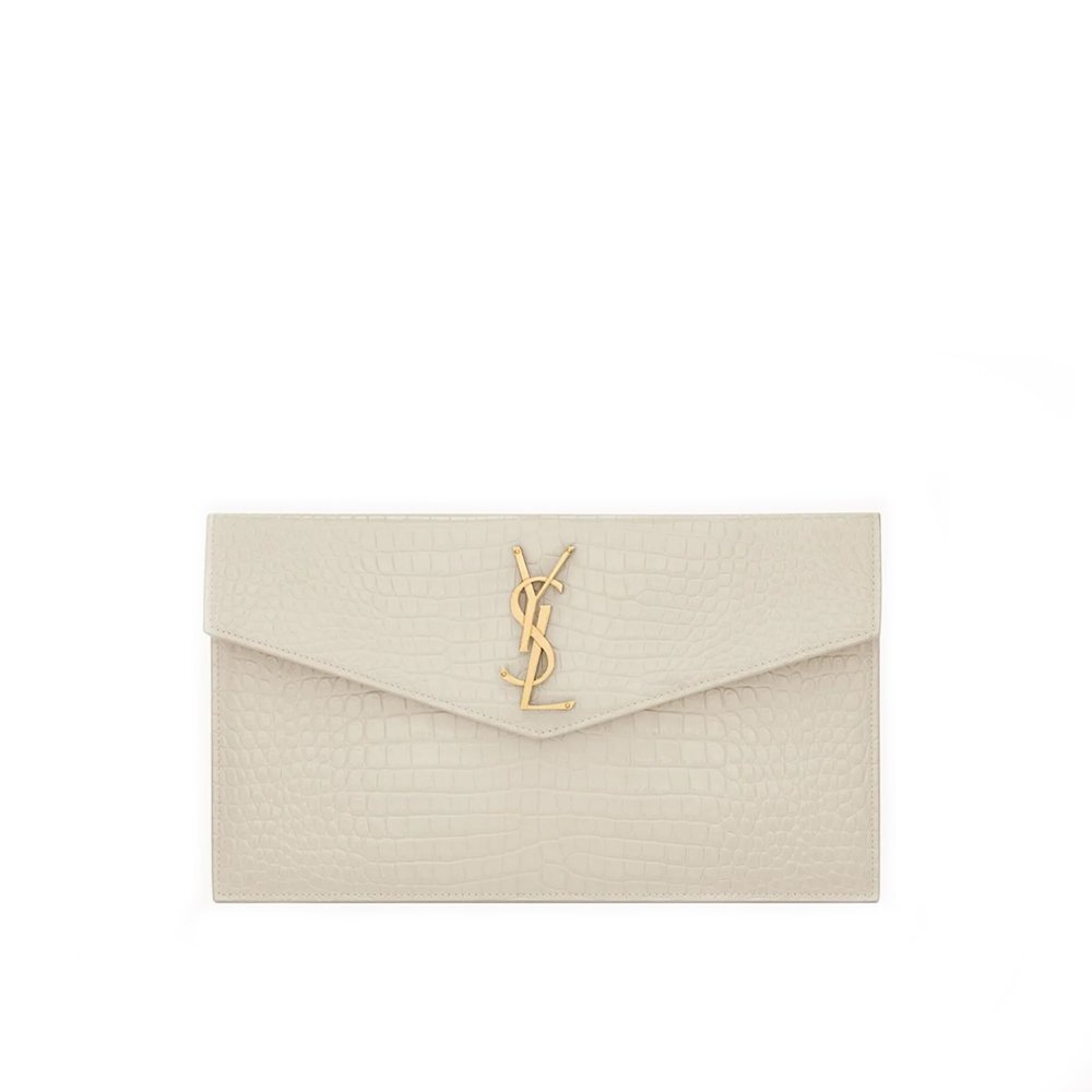 YSL Saint Laurent Uptown Croc bijela