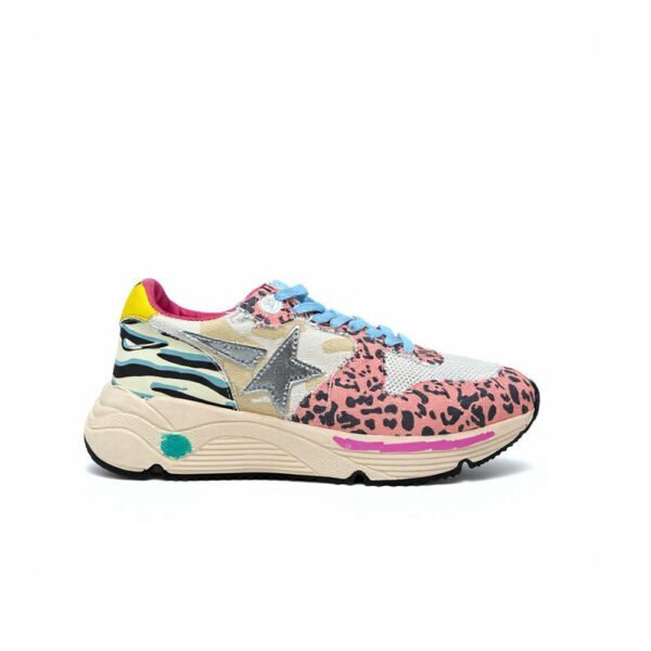 Golden Goose Running Sole mixed animal / Silver star