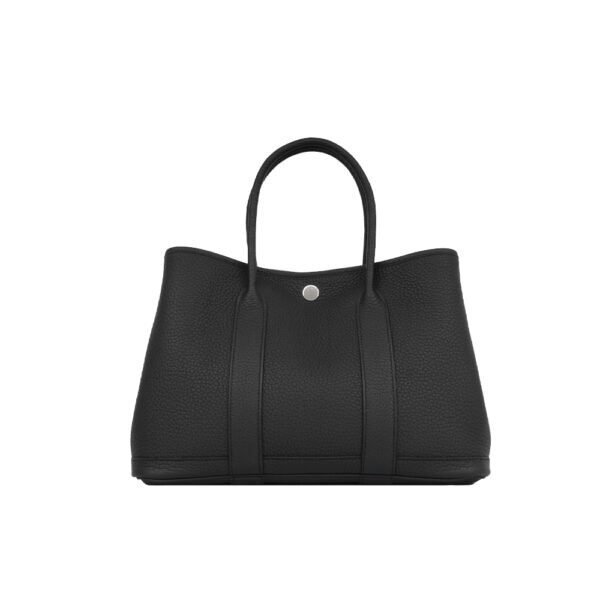 Hermes Black Negonda Garden Party 30 Palladium Hardware