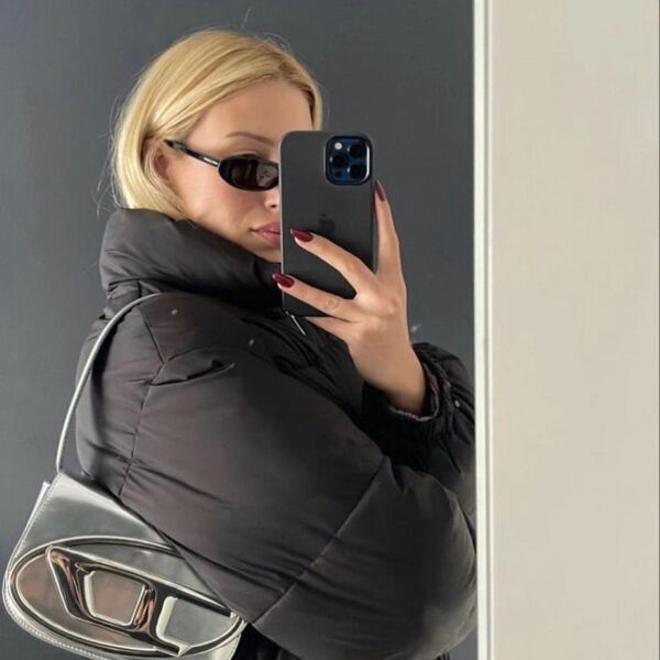 Diesel torbica srebrna