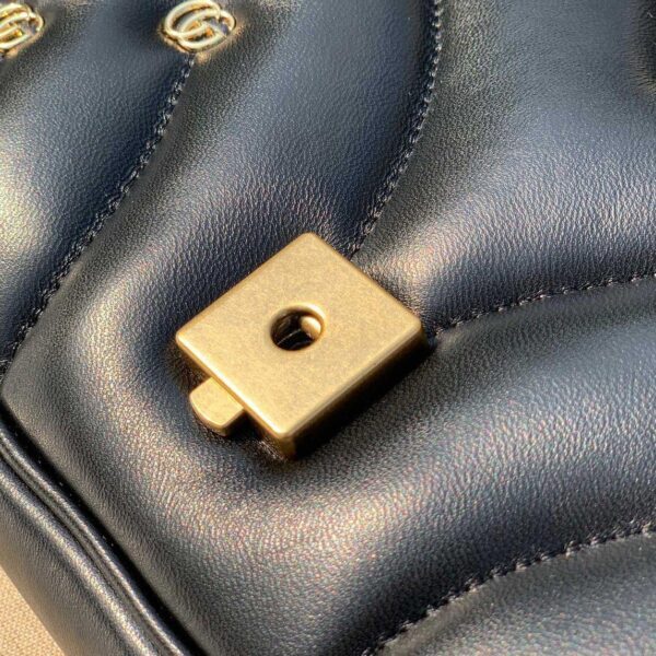 Gucci Marmont shoulder bag black studded