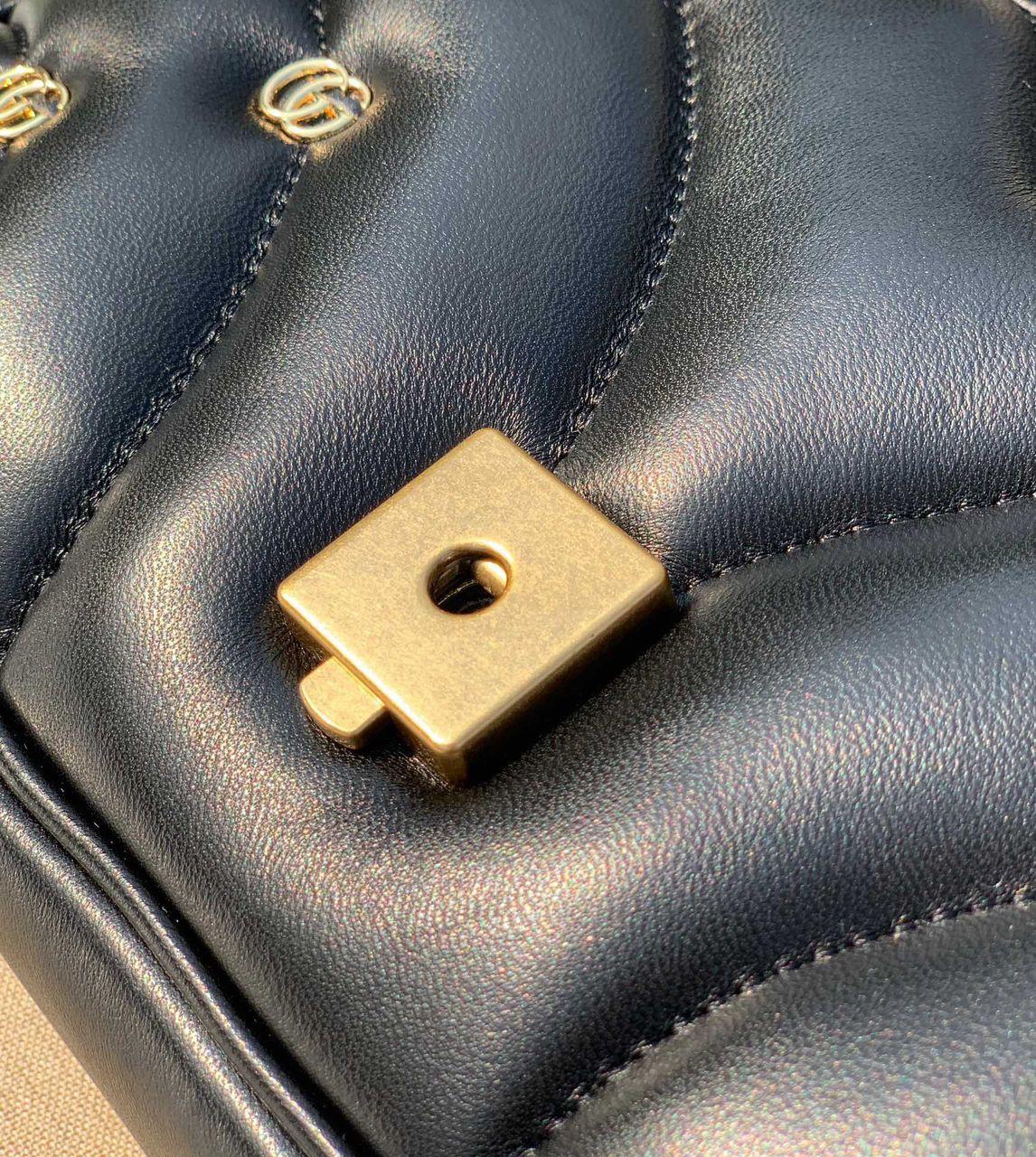 Gucci Marmont shoulder bag black studded - Slika 8