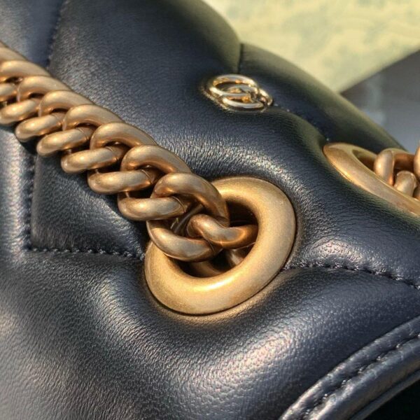 Gucci Marmont shoulder bag black studded