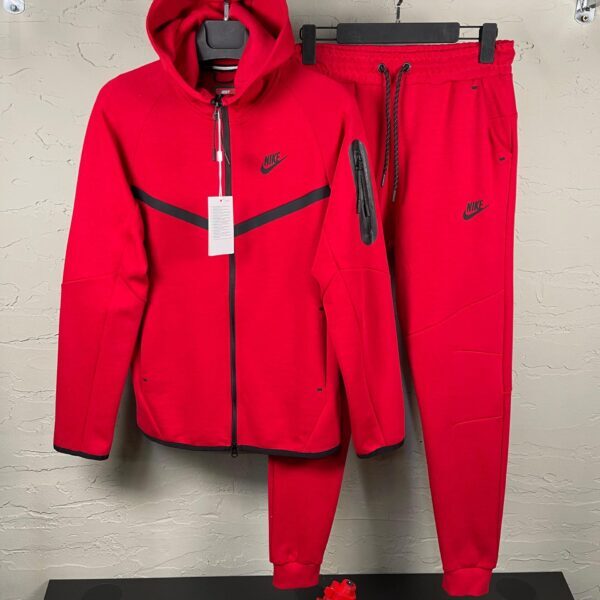Komplet Nike Tech Fleece "Red"