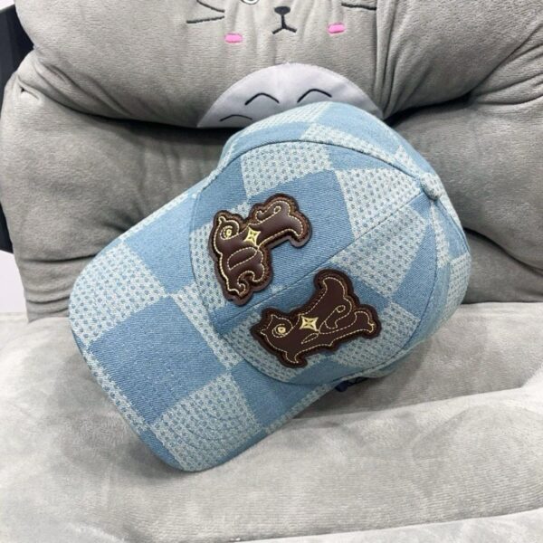 Louis Vuitton denim kapa svijetlo plava