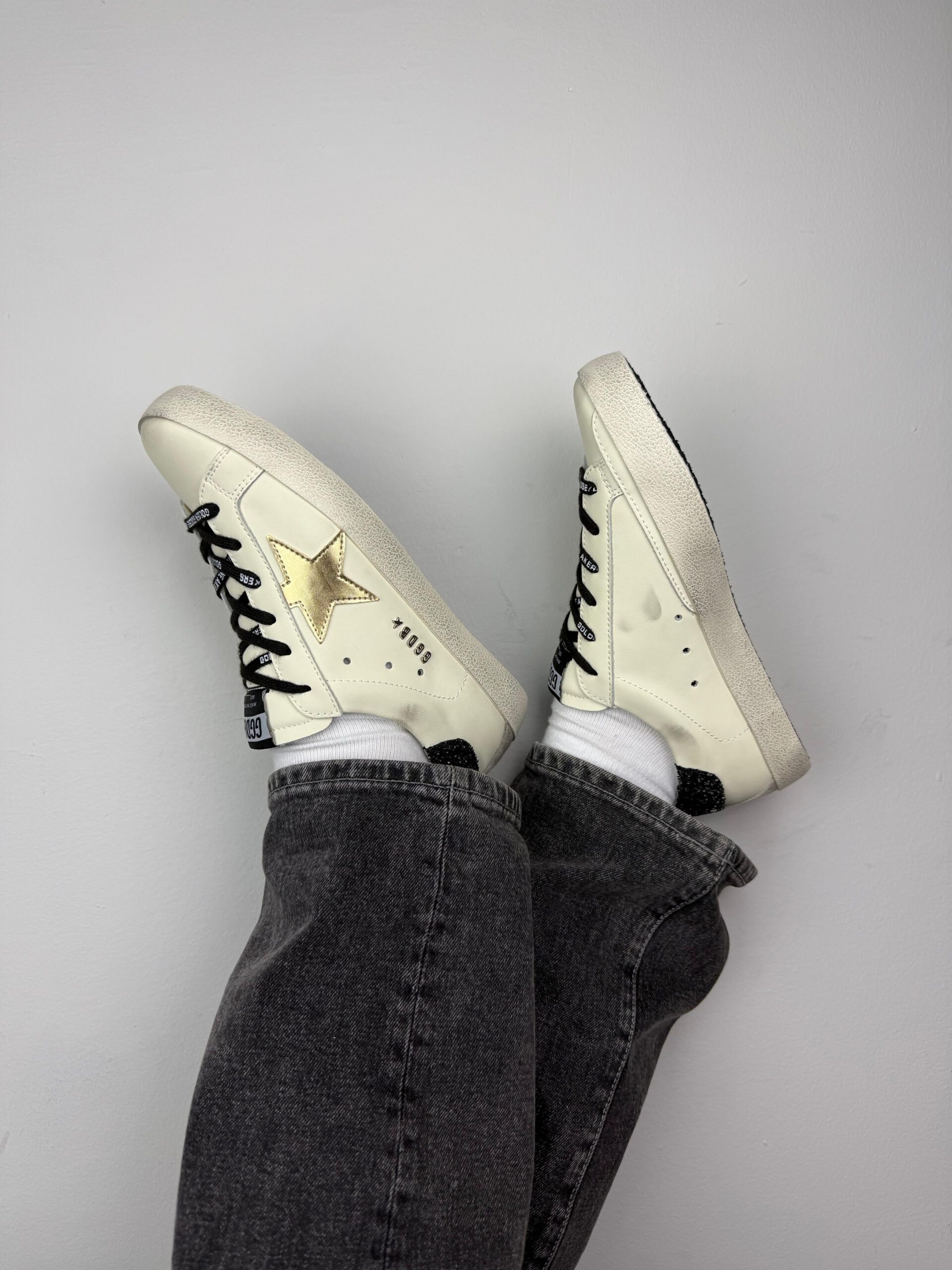 Golden Goose Gold Star / Black Glitter - Slika 4