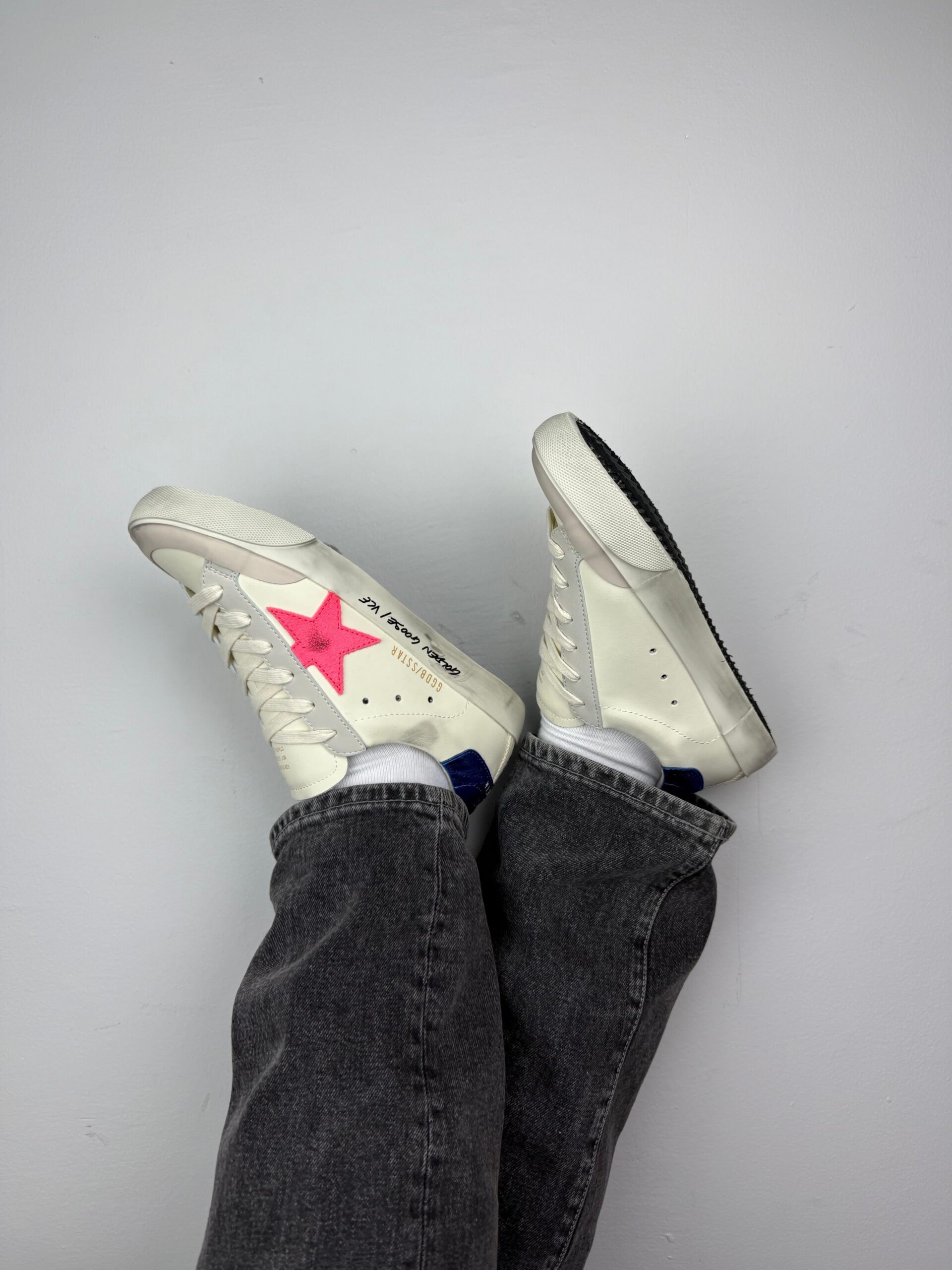 Golden Goose Hi Star Fuchsia star / Blue glitter - Slika 4