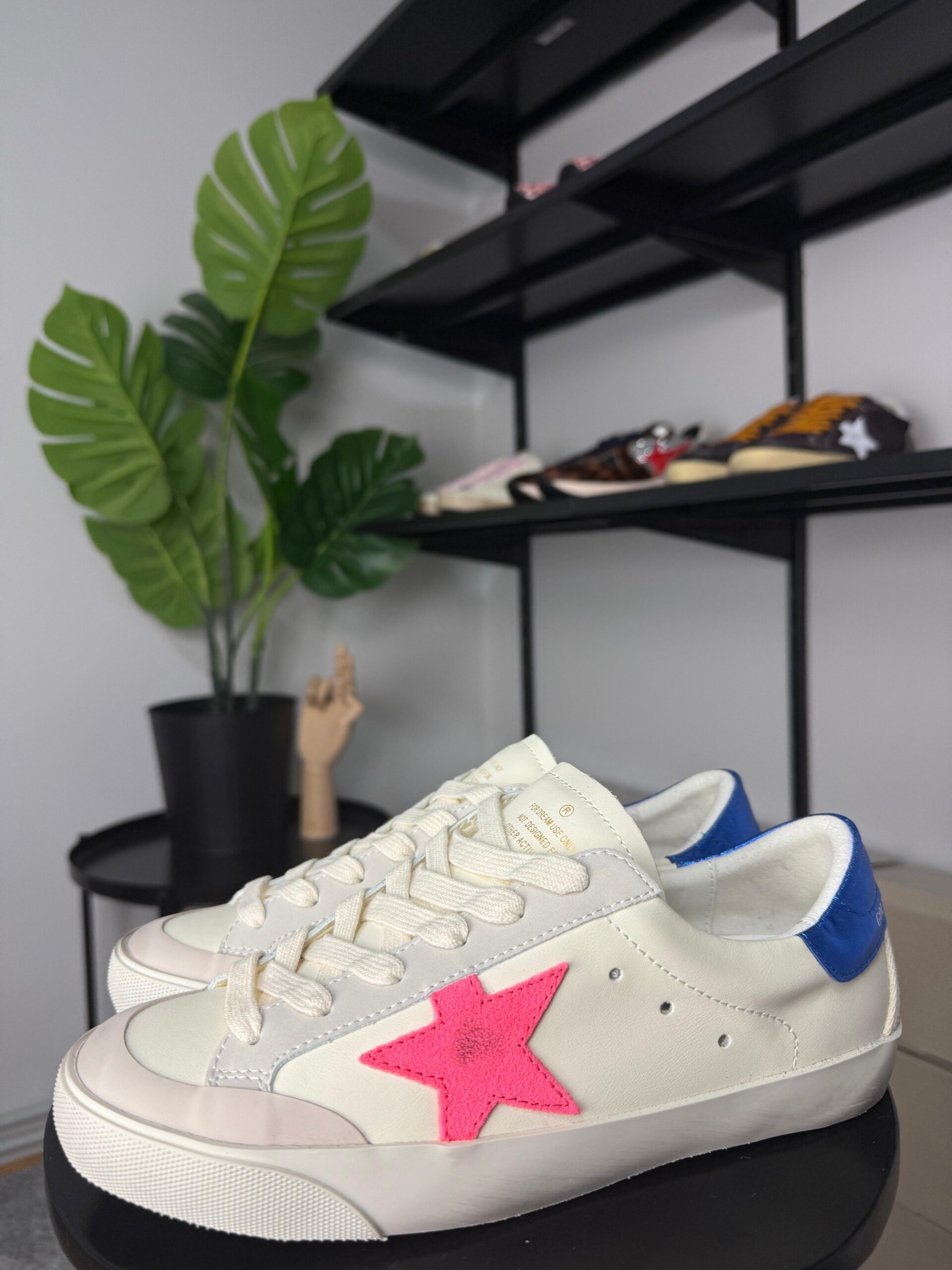 Golden Goose Hi Star Fuchsia star / Blue glitter - Slika 3
