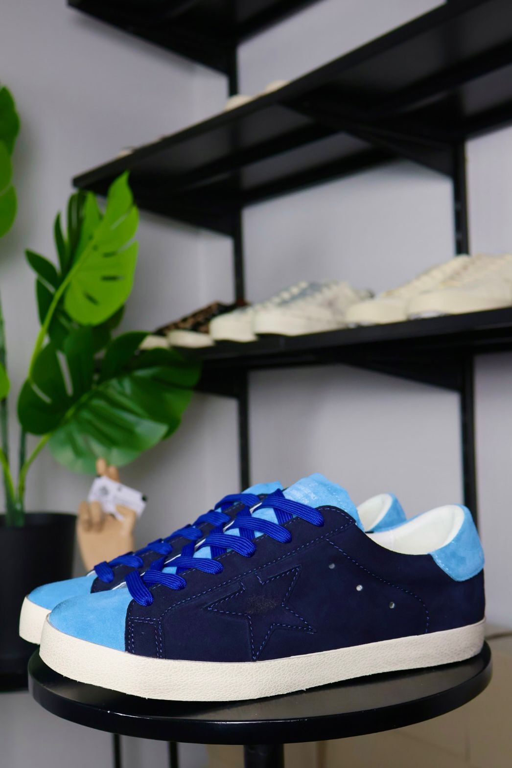 Golden Goose Super Star line Dark blue star / light blue - Slika 2