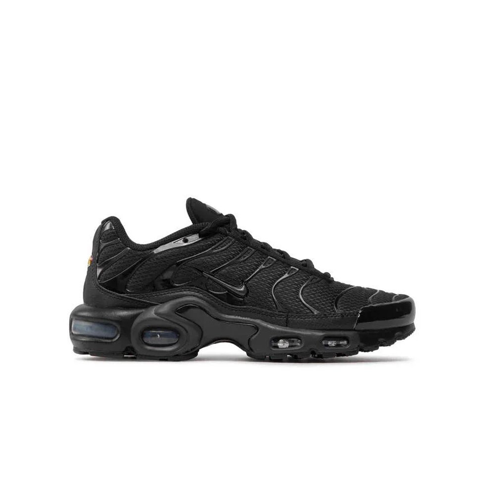 Nike AIR MAX PLUS BLACK TN crni nike logo