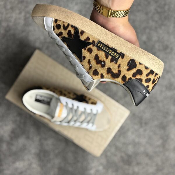 Golden Goose Super Star Leopard / Black star