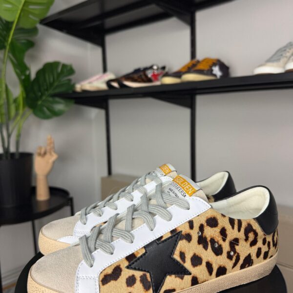 Golden Goose Super Star Leopard / Black star