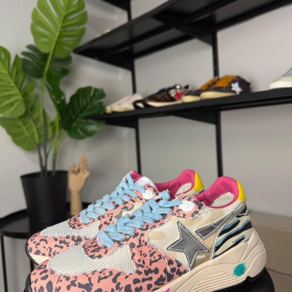 Golden Goose Running Sole mixed animal / Silver star