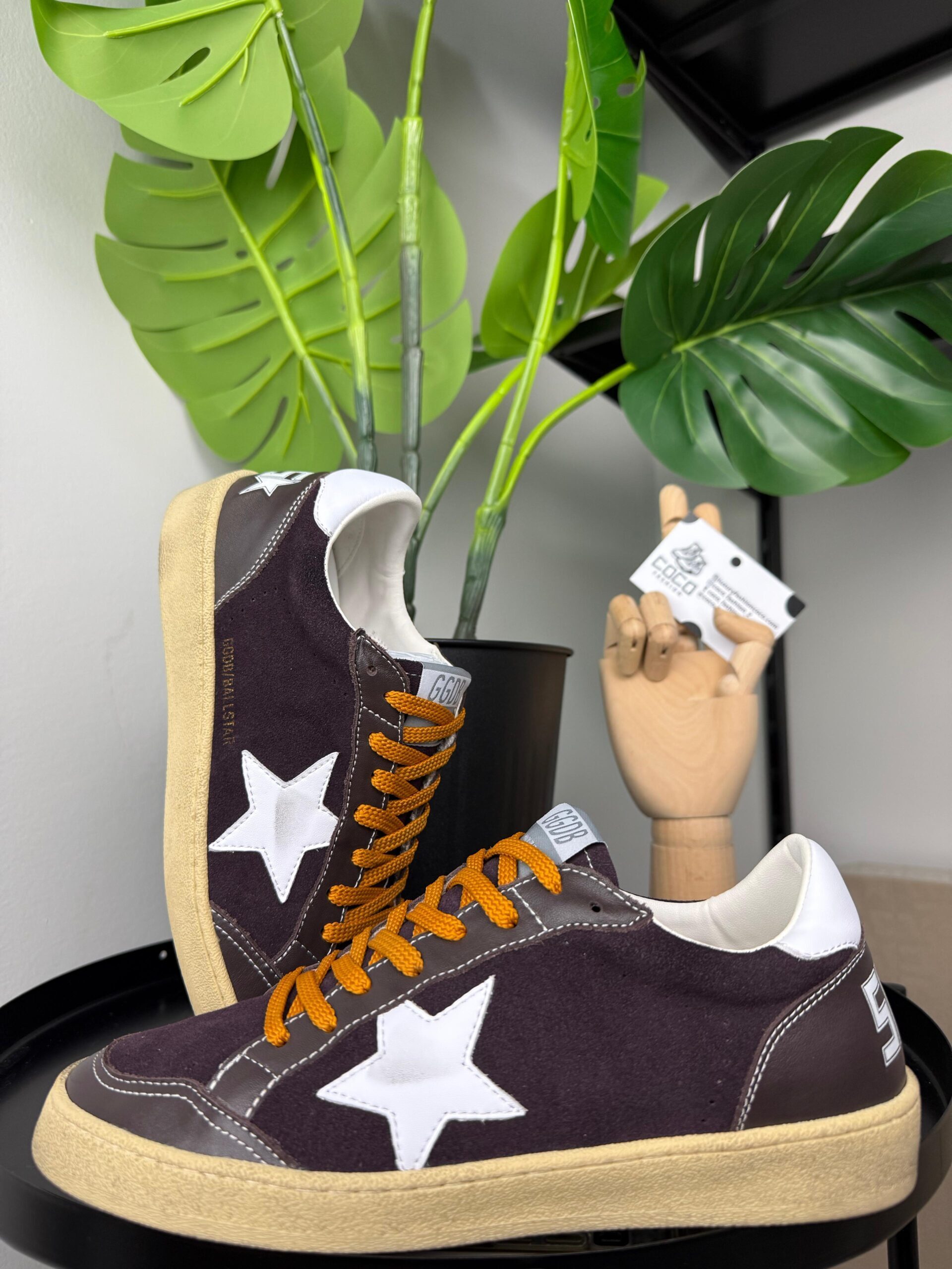 Golden Goose Ball Star "Brown with White star" - Slika 4