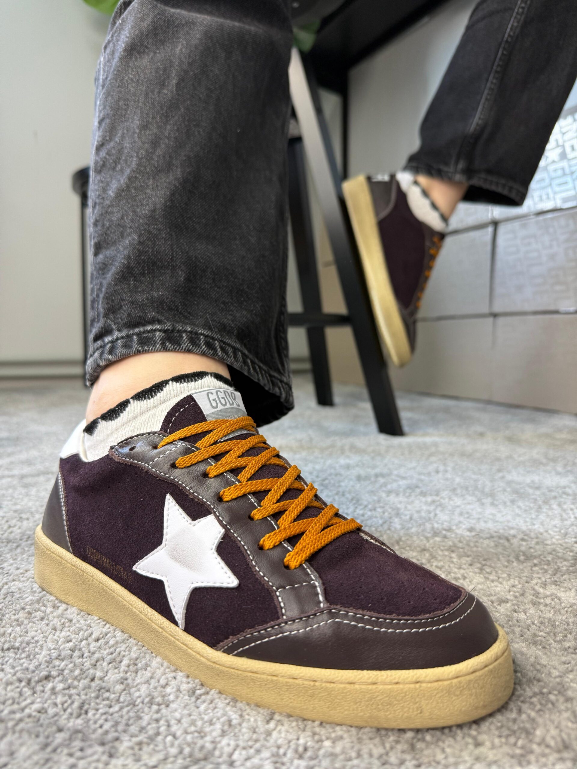 Golden Goose Ball Star "Brown with White star" - Slika 2
