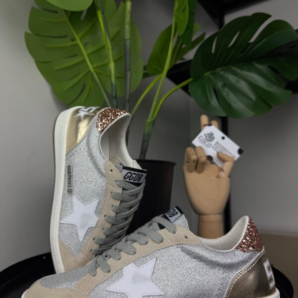 Golden Goose Ball Star White Golden / glitter / White Star
