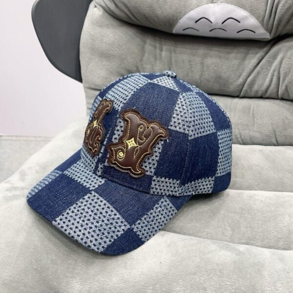 Louis Vuitton denim kapa tamno plava