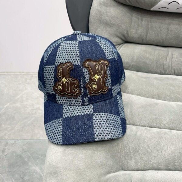 Louis Vuitton denim kapa tamno plava