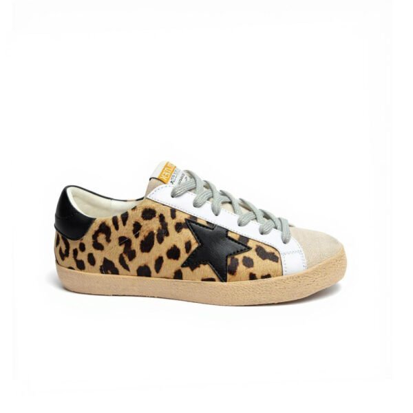 Golden Goose Super Star Leopard / Black star