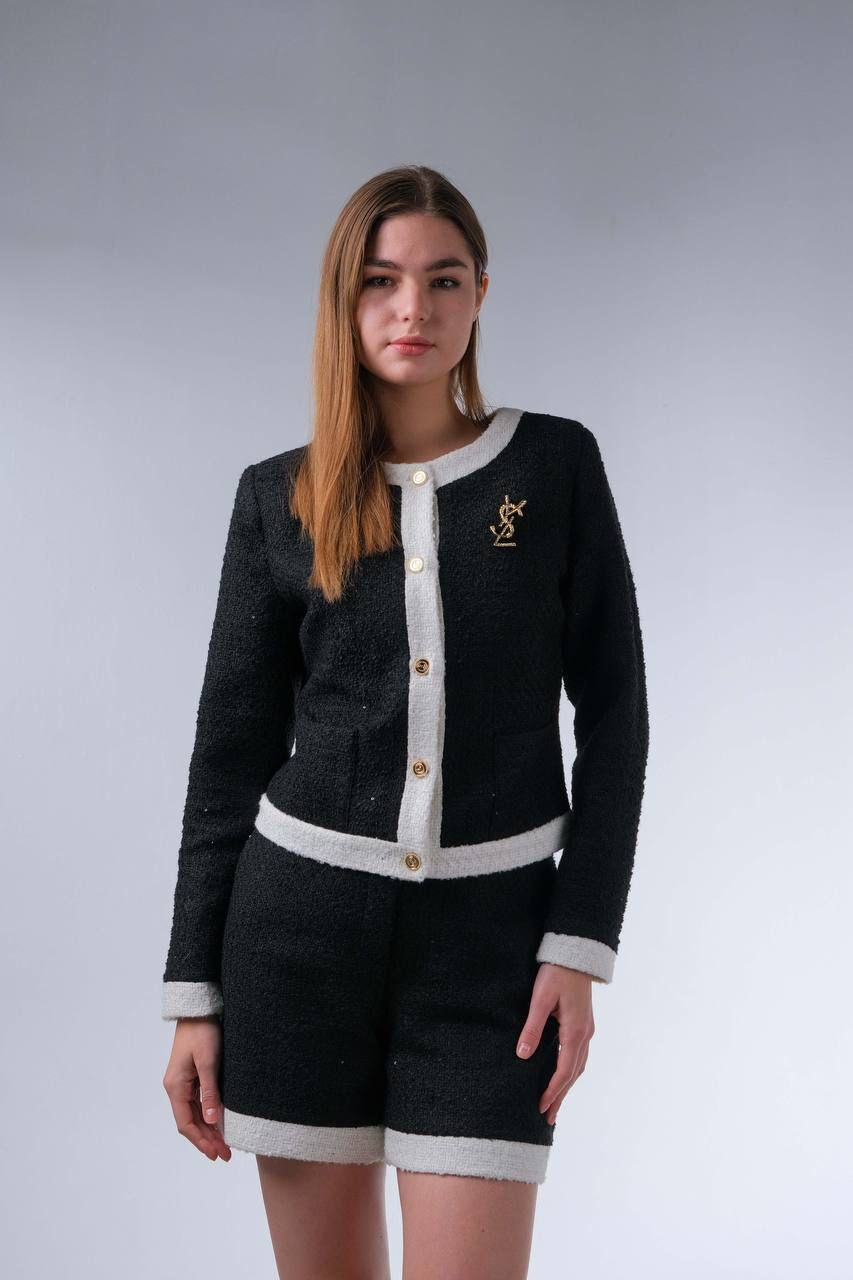 Komplet YSL crni - Slika 4