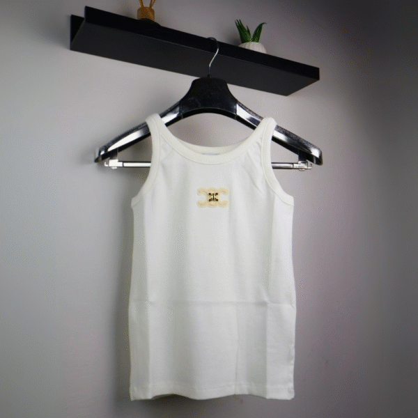 Celine majica bez rukava / White