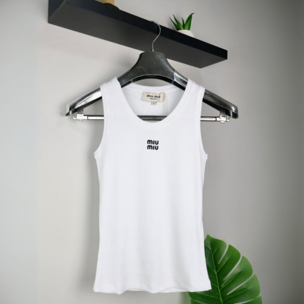 Miu Miu majica bez rukava / White