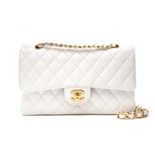 Chanel top bag - White