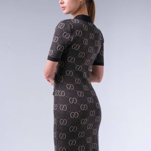 GUCCI haljina GG "Black/Beige"