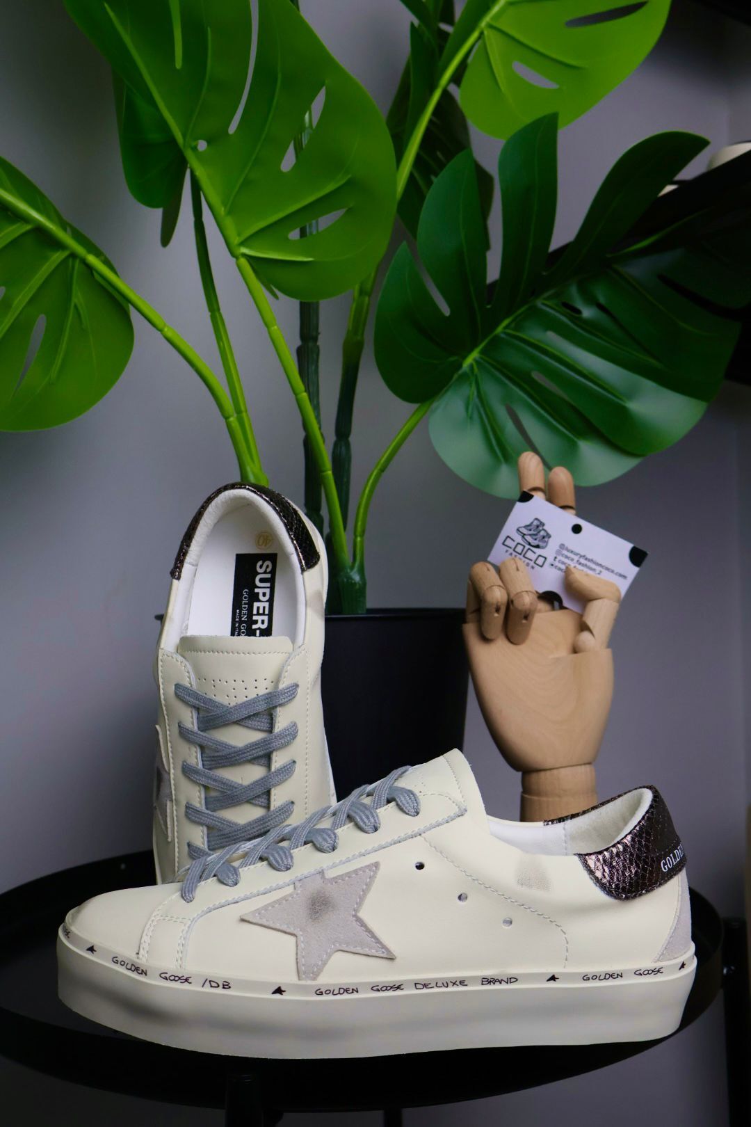 Golden Goose White/ Pink Back / Grey/ Light Blue laces - Slika 4