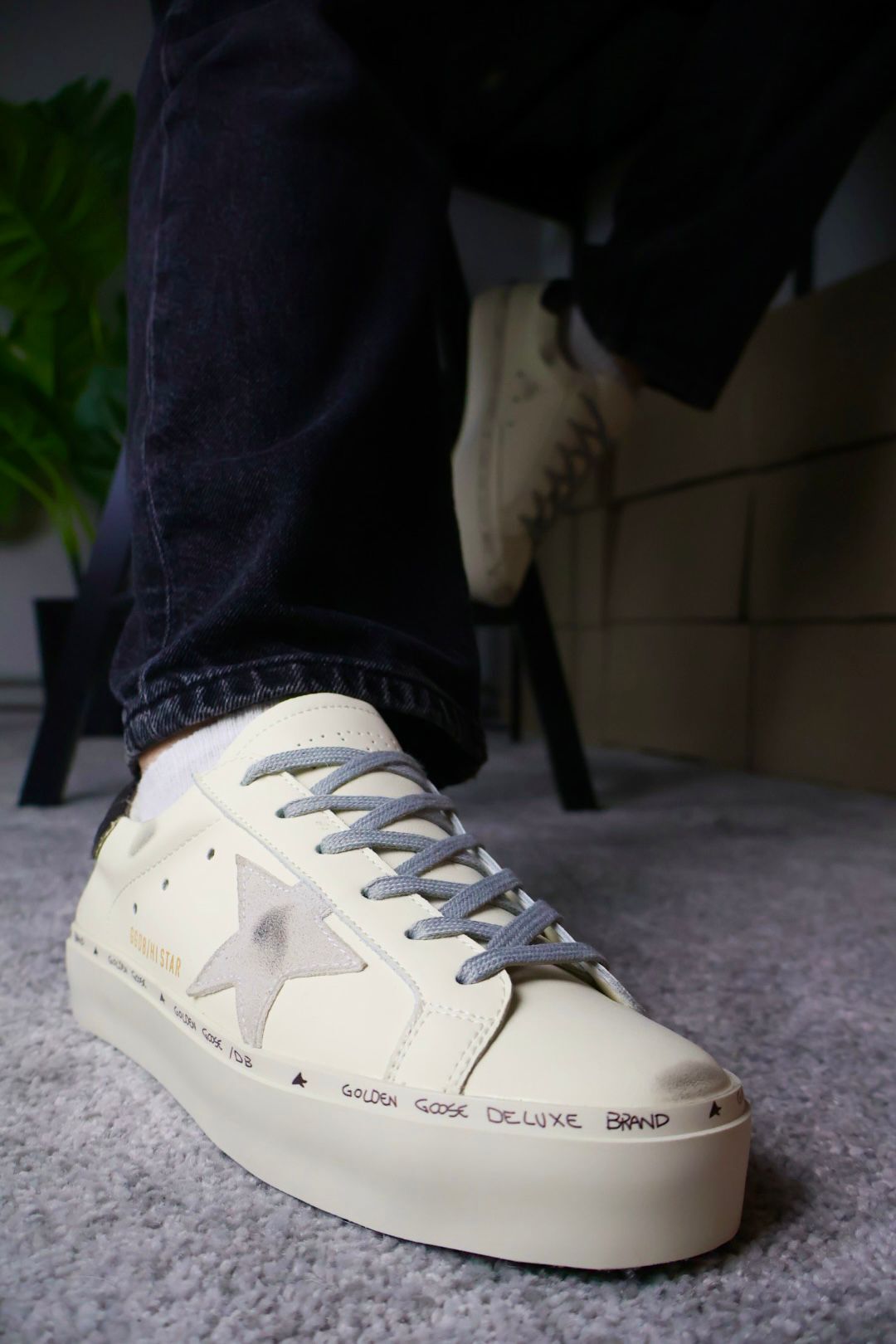 Golden Goose White/ Pink Back / Grey/ Light Blue laces - Slika 2