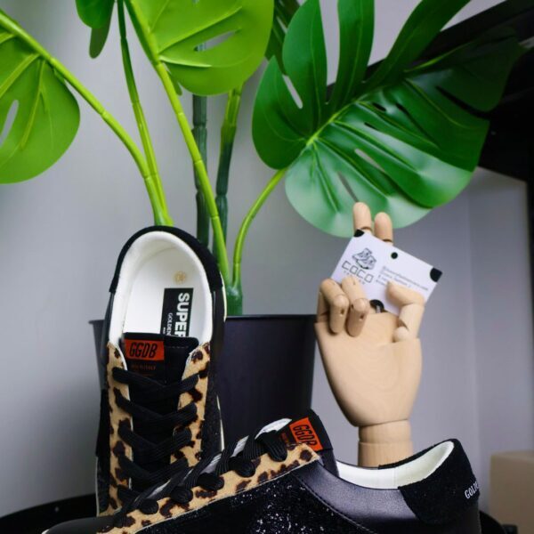 Golden Goose Black Glitter / Leopard / Black Star