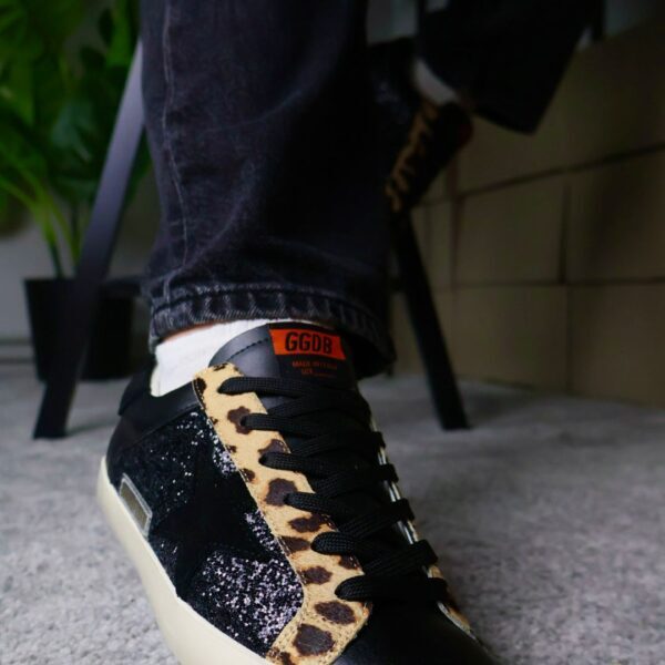 Golden Goose Black Glitter / Leopard / Black Star