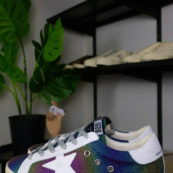 Golden Goose Rainbow Blue / White Star