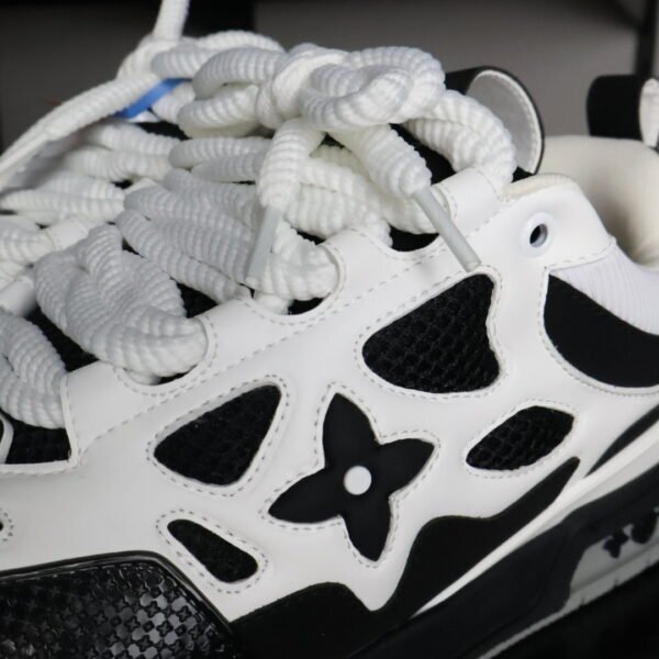 Louis Vuitton Skate Black Cream White