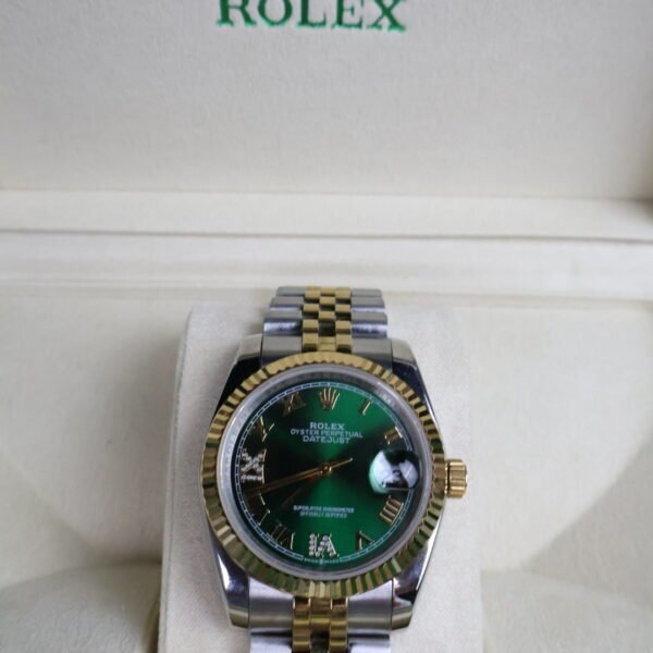 Rolex Datejust 31 Green jubile