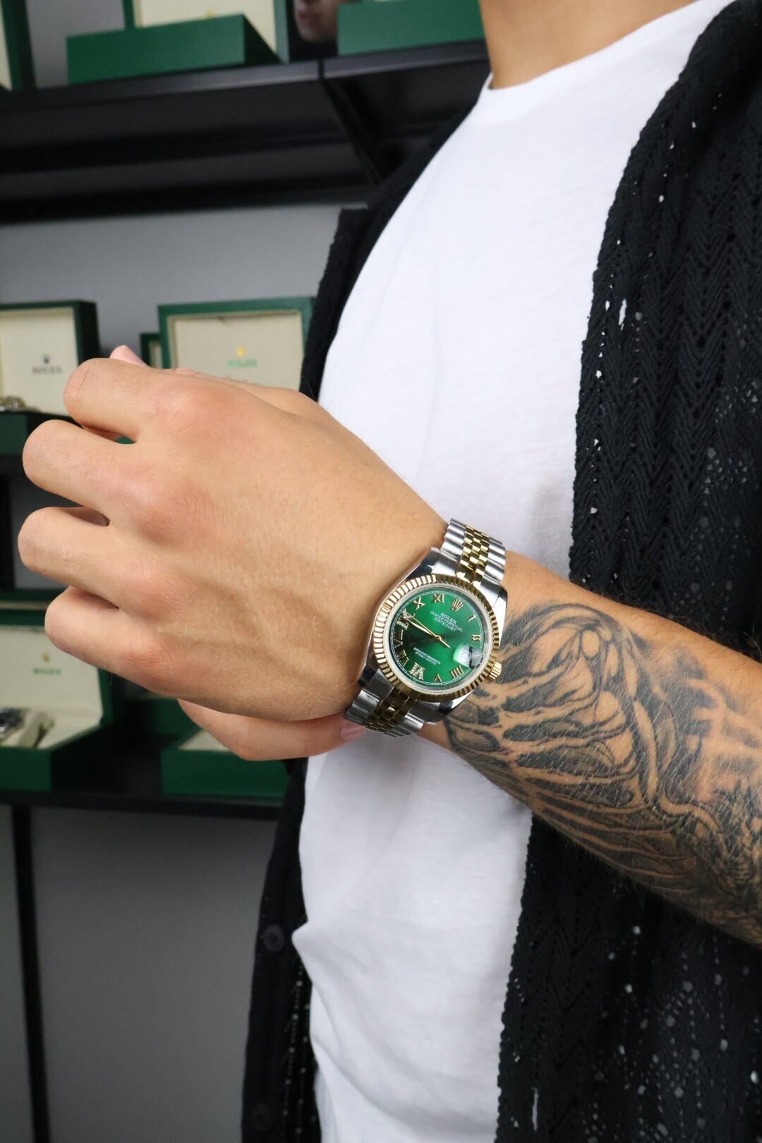 Rolex Datejust 31 Green jubile - Slika 4