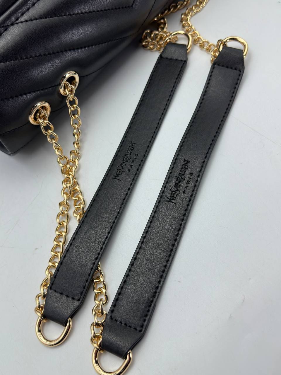 Saint Laurent Loulou Logo Plaque Medium Shoulder Bag - Slika 3