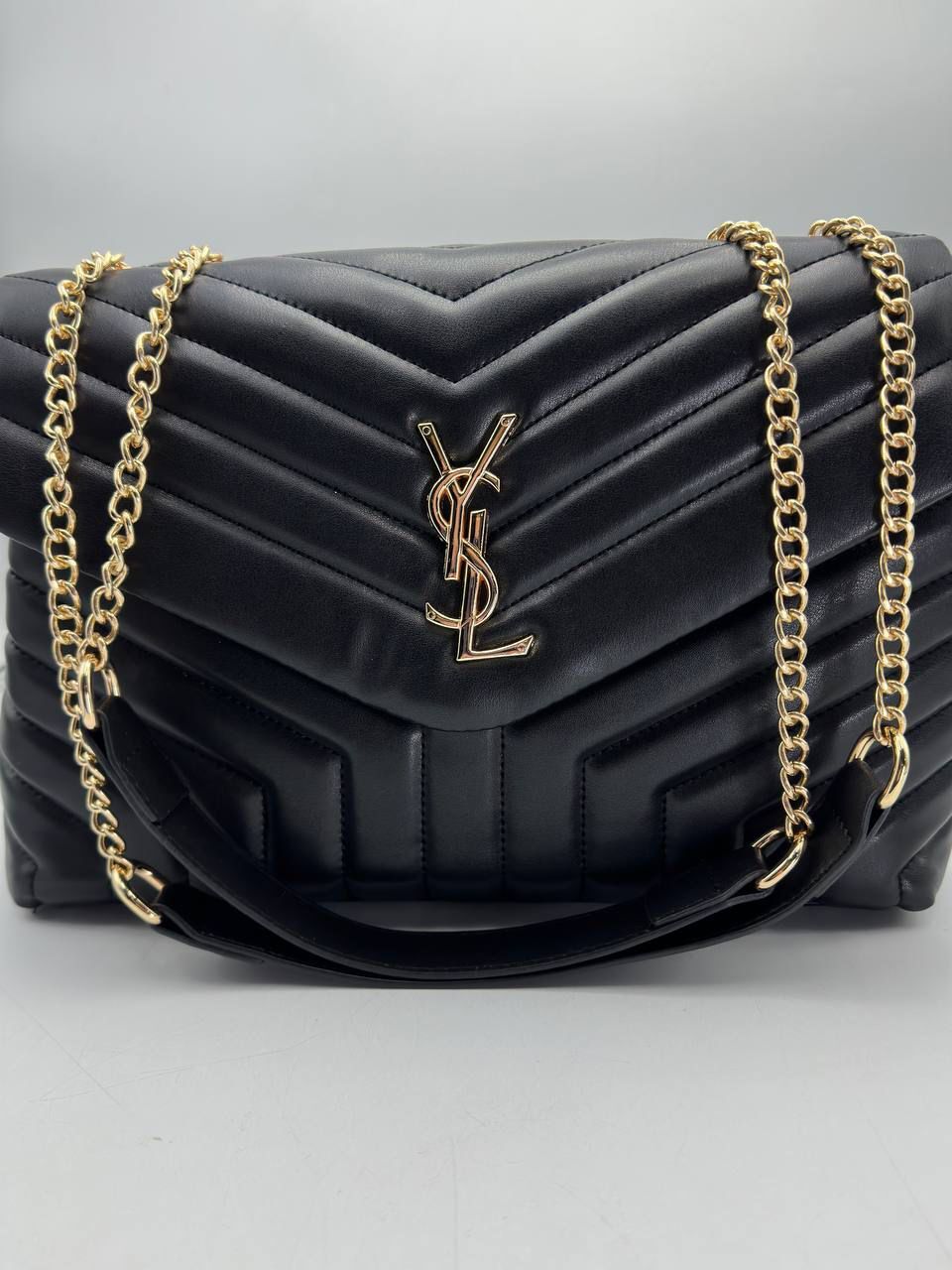 Saint Laurent Loulou Logo Plaque Medium Shoulder Bag - Slika 4