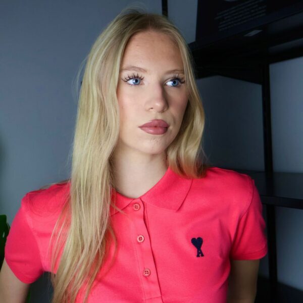 Ami majice / Pink / Black Logo