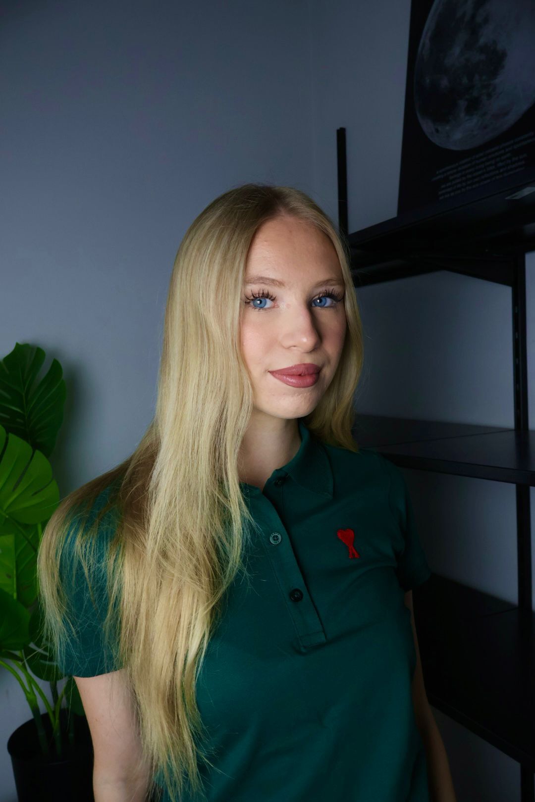 Ami majica / Dark Green / Red Logo - Slika 3