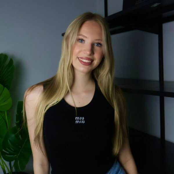 Miu Miu majica bez rukava / Black / White Logo