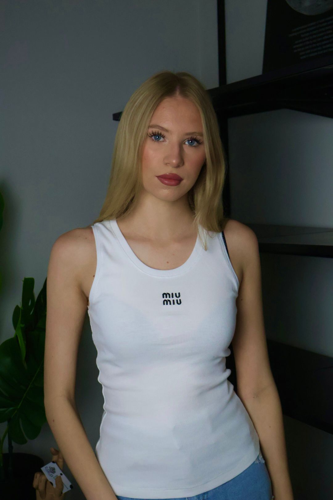 Miu Miu majica bez rukava / White - Slika 2