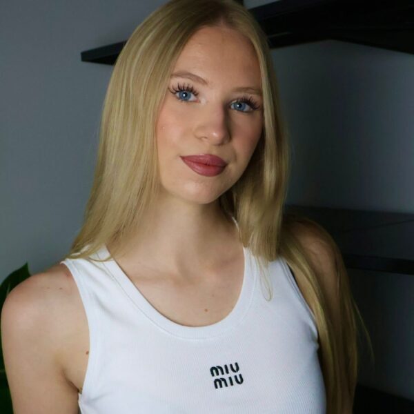 Miu Miu majica bez rukava / White