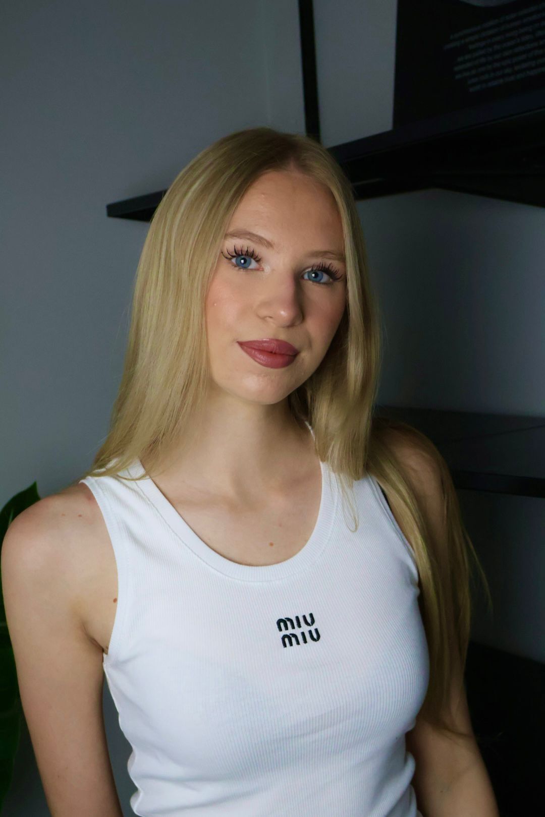 Miu Miu majica bez rukava / White - Slika 3