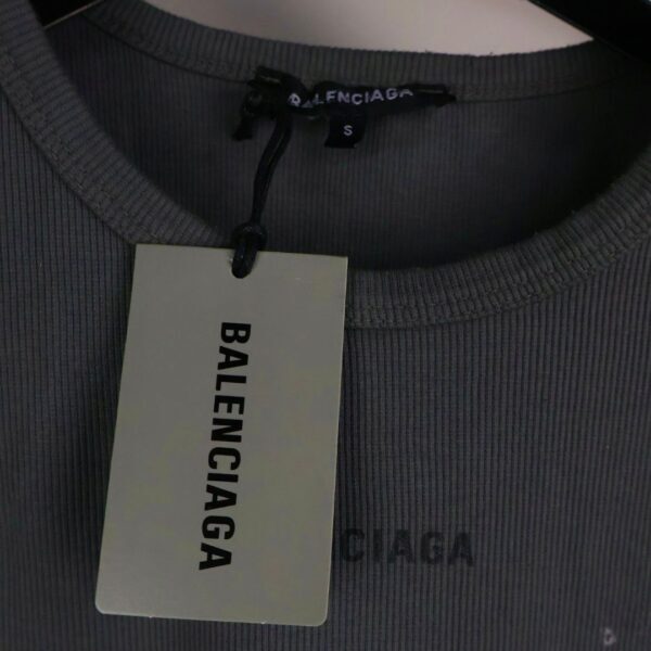 Balenciaga majica bez rukava / Gray / White Spots