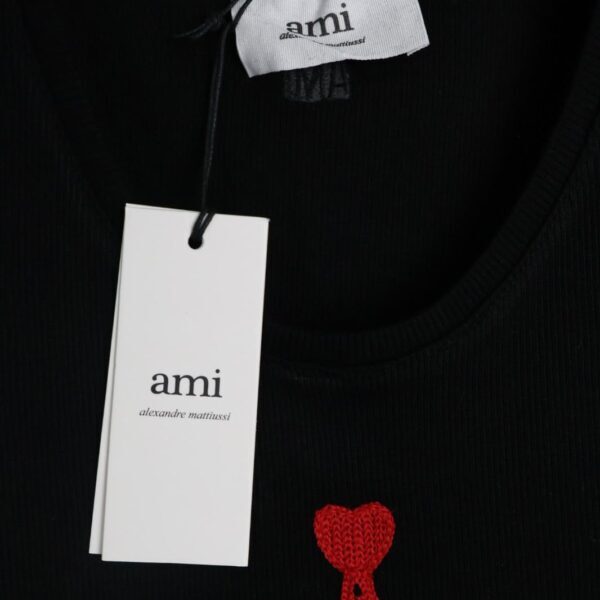 Ami majica bez rukava / Black / Red Logo