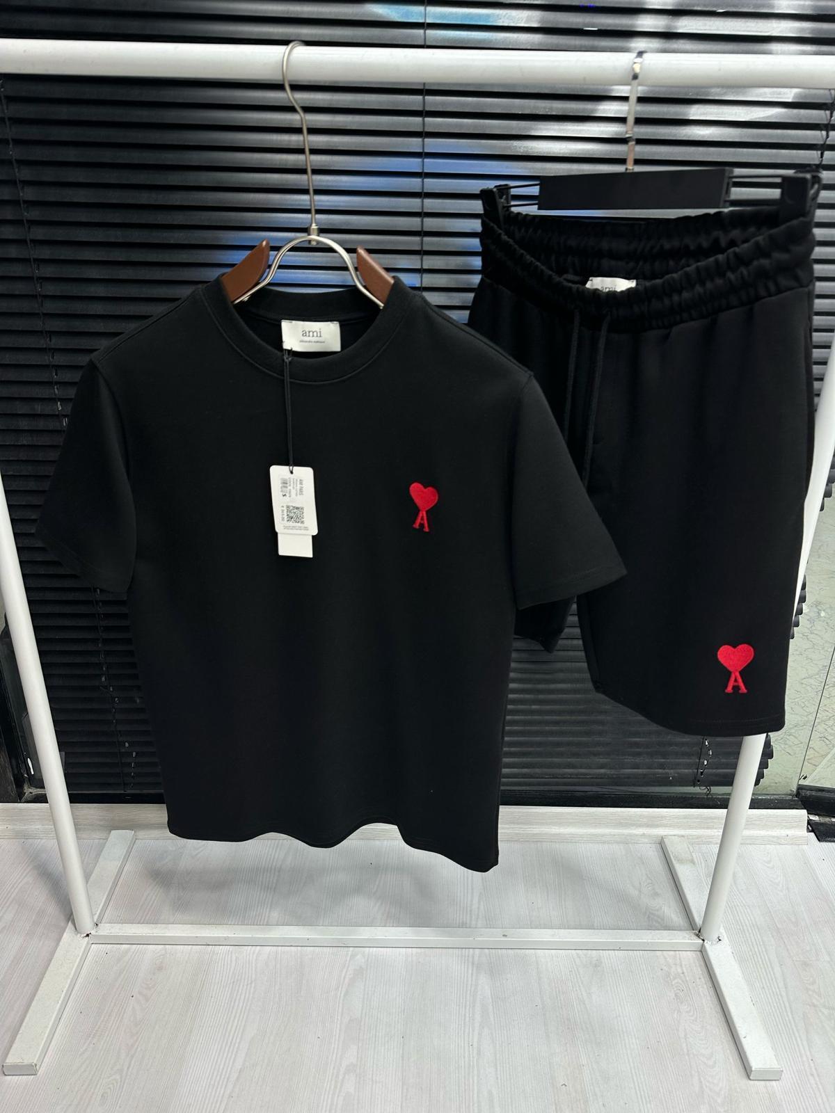 Ami muški komplet - CRNI - Slika 2