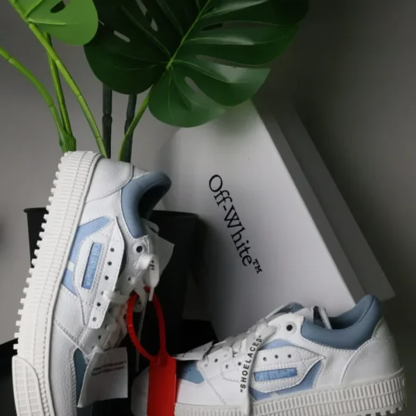 Off-White 3.0 Off Court Sneakers - White/Baby blue